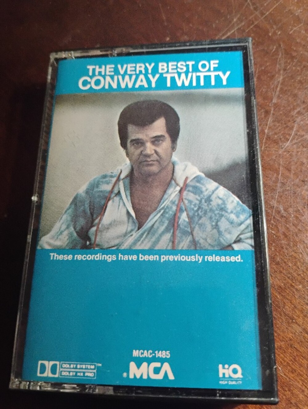 Lee Blue Conway Twitty Cassette Tape
